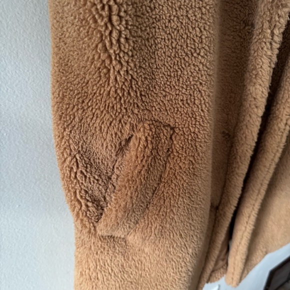 GAP Sherpa Teddy Coat Brown M - Picture 8 of 17